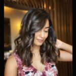 Tridha Choudhury Instagram - Chopped off my Worries ⭐️ How do you like me now ? ⭐️ #newhair #hairtransformation #brunettebalayage #hairtutorial #chopchop