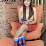 Tridha Choudhury Instagram - Introducing SUPERMAN ENERGY DRINK by LOTUS Beverages @lotusbeverages 💙available in Maharashtra, Goa & West Bengal. Go grab yours 💙