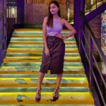 Tridha Choudhury Instagram - ‘Standing Tall amidst The Chaos & Cacophony’🥂- #misstriouslyyours How about you ? 🥂 #weekendoutfit #weekendmood #stylewithtridha #styleoftheday #stylediary #jimmychoo #styleinfluencer #haltatmalt