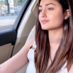 Tridha Choudhury Instagram - Ladies... Do not try this while driving 🦩 #drivesafe #driveby #longdrives #instamood #instagood #instatravel #justhumor