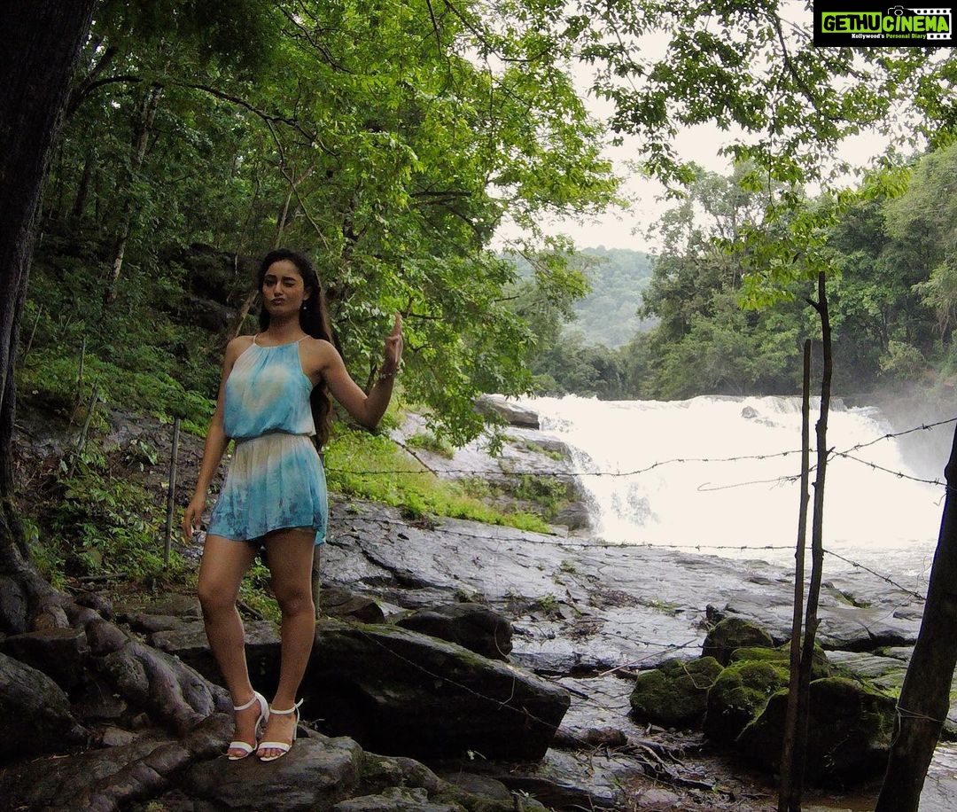 Tridha Choudhury Instagram - Hiking with Heels was a wonderful experience!!! Try it someday 😆 #kerala #travelgram #travelguide #travelwithtridha #skincarecommunity #waterfallsofinstagram #waterfalladventures #feelitreelit #behindthescenes🎬 #monsoontrek #monsoondiaries