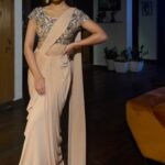 Tridha Choudhury Instagram - Diwali Look #1 🪔🪔🪔 Wearing @reynutaandon 🪔 #diwali2020 #diwalidecor #diwalifestival #diwalioutfit #festivewear #festivecollection #festivefashion Worli Mumbai