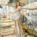 Tridha Choudhury Instagram - ‘We make our own Fairytales’ 🥂 - #blairwaldorf @saanjhbylea 🥂 Captured by @may_henderson1997 🥂 #gossipgirl #hautecouture #eveningwear #fairytales #fairytale #stylewithtridha #dubai #dubaifashion #dubailuxury #bond007 Paramount Hotel Dubai