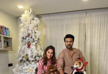 Upasana Kamineni Instagram - Merry Christmas everyone 🎄 Forever grateful for Sooooo much love ❤️ ❤️❤️❤️ Lots of love : @alwaysramcharan brat, Brittney, Natasha, Ben, rhyme.