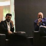 Upasana Kamineni Instagram – MrC in conversation with @duttsanjay Bhai. An evening to remember forever. His Jadoo ki Jhappi  really works! #ramcharan Hyderabad