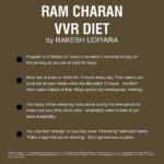 Upasana Kamineni Instagram – Hard work, Dedication & Discipline ! #ramcharan #vvr diet ! Try the diet ! Stay fit ! Stay healthy ! @rakeshudiyar