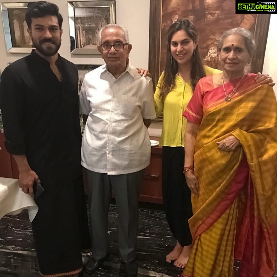 Upasana Kamineni Instagram - Something special, something sweet, something thoughtful & something fabulous & healthy to eat - for my lovely grandparents. ❤️ Love u Thatha amama Pushnani & Umathatha #upasana