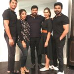 Upasana Kamineni Instagram - Dinner date with Mamaya.... all dressed in black! Megastar visits #ramcharan on the sets of #rc12 before heading to Georgia. Missing u @anushpala #upasana Baku, Azerbaijan