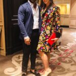 Upasana Kamineni Instagram – Memorable moments with MrC thanks 😘❤️ @abujanisandeepkhosla @sandeepkhosla @abujani1 for this most fabulous outfit. #ramcharan Paris, France