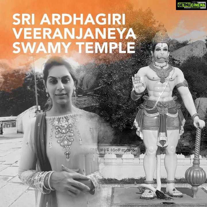 Upasana Kamineni Instagram - This temple is magical. I believe faith, will power & positivity is the best medicine. If u happen to visit Tirupati - pls go here as well😊This spring is meant to have healing powers & has never dried up in centuries despite several droughts. 🙏🏼 Thatha was born in #Aragonda #beliefisstregnth @theapollohospitals Anjaneya swamy Temple Aragonda