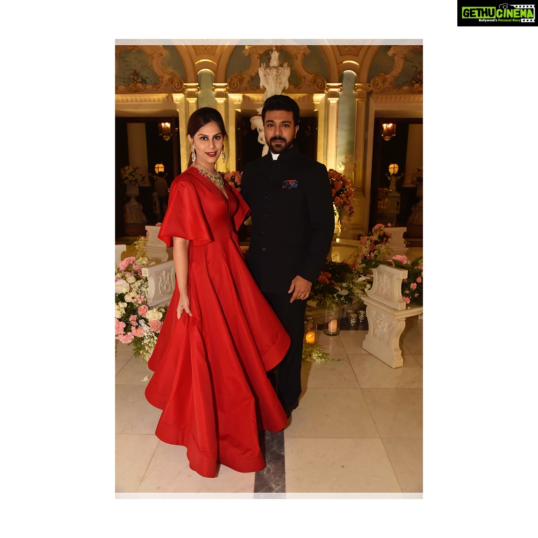 Upasana Kamineni Instagram - Dearest @sandeepkhosla what an amazing finale u pulled together with 2 days notice β€οΈ . @abujani1 u were really missed πMy clothes & the decor were simply fab. I had to wear sneakers with ur dress ! π ! The vibe of @tajfalaknuma completely changed. @shobanakamineni & dad u guys were great hosts. Thanks everyone for making the wedding of #bababarbie so special π #upasana #ramcharan @abujanisandeepkhosla @kanik4kapoor
