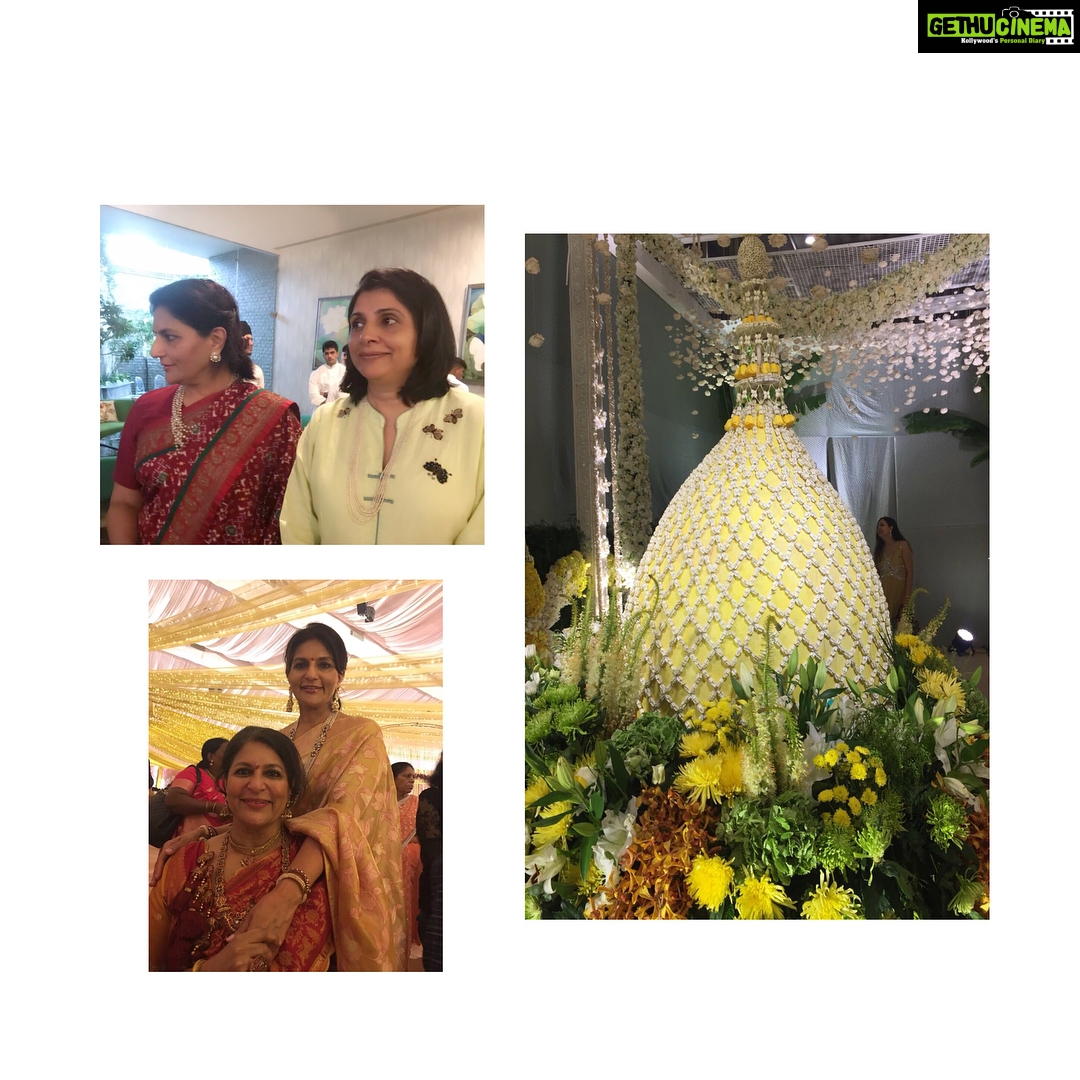 Upasana Kamineni Instagram - It’s all about #worklifebalance ! Work hard but also keep ur creativity alive. Create time to pursue ur hobby 😊 Preetha Pedama (my aunt ) conceptualised @anindith penlikoduku function with @decorbydinaz keeping all the traditions & modern influences in mind. Flowers, decor & art are her passion . #PreethaReddy - (VC @theapollohospitals , is ranked amongst the top 50 influential women in Asia @forbes Very few people know that she graduated from @kalakshetra.foundation academy & was a student of #rukminideviarundale Dinaz aunty’s @dinaznoria ❤️work is also completely passion driven - that’s why she always creates magic - from our engagement , wedding to #bababarbie she has always been innovative and creative. Preetha Pedama & Dinaz aunty conceptualised #ramcharan wedding too, in our farm house. Check out the pic in the end - it’s timeless 🙏🏼❤️