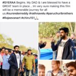Upasana Kamineni Instagram - SUPERB team work & team spirit. I’m sure the #SYERAAFAMILY will create ultimate magic on screen. #syraanarasimhareddy #ramcharan ❤️ Hyderabad
