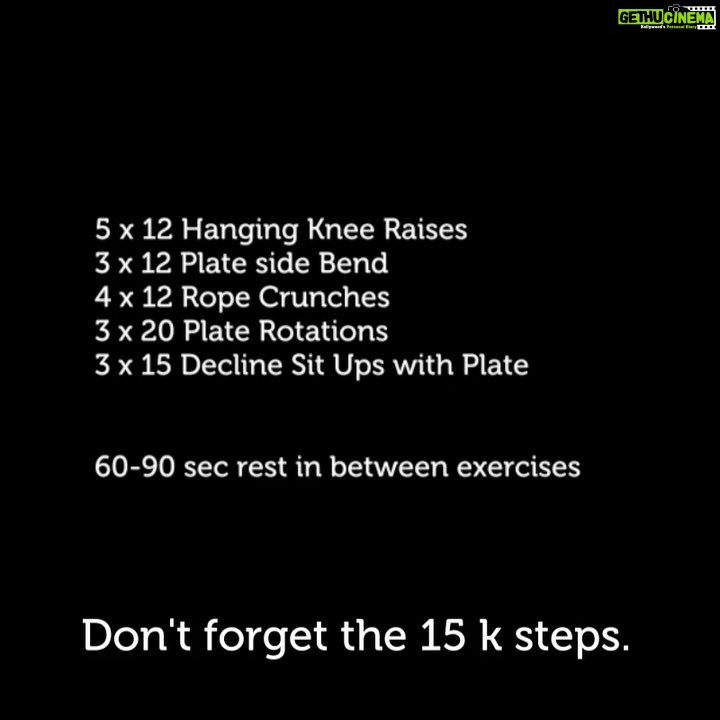 Upasana Kamineni Instagram - Day 27 of my 30 Day transformation #TransformUrself. Working on the core today @apollolife1 @team.rowan #upasana #apollo Hanging knee raises-12 x 5 Plate side bend-15 x 3 Rope crunches-15 x 4 Plate rotations- 20 x 3 Decline sit ups with plate-15 x 3 60 - 90 seconds rest in between exercises. URLife