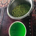 Upasana Kamineni Instagram - I was cooking mattar paneer for Mr C & was shocked to see this. When I ionised/ washed the peas the water turned green. This is extremely dangerous, specially for kids. Bought it from a local vegetable store in Venkatgiri. Pls be careful and cautious of what u eat. Food is suppose to nourish u, not poison u #healthyeating