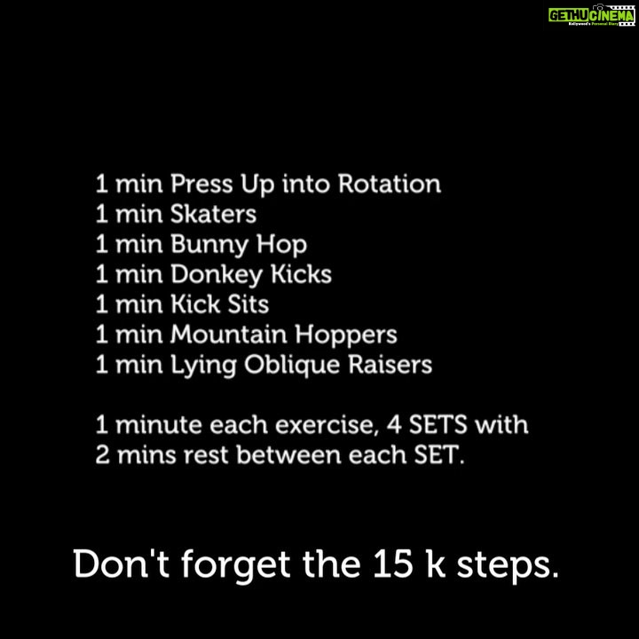 Upasana Kamineni Instagram - Day 17 of my 30 Day transformation #TransformUrself. The conditioning circuit required long endurance and made me work on my stamina @apollolife1 @team.rowan #upasana #apollo Now off for the weekend for dads b day. Exercise-Reps Press Up into Rotation Skaters Bunny Hop Donkey Kicks Kick Sits Mountain Hoppers Lying Oblique Raisers 4 sets, 1 minute each exercise URLife