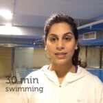 Upasana Kamineni Instagram - Day 15 of my 30 day transformation #TransformUrself Today we swam followed by a core centric workout. This is a great alternative when it’s pouring outside and also works a new set of muscles. @apollolife1 @team.rowan #upasana #apollo Exercise-Reps Canoe Row Bar Leg Raise Bar-Knee Chest Bar-Rotation Plank Bar Pull Through Plank Bar Row 1 minute each exercise, 4 sets with 2 mins rest between each set. URLife