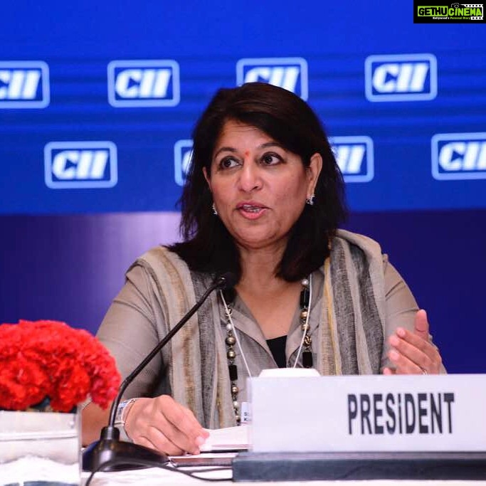 Upasana Kamineni Instagram - Sooooo proud of my darling mom. My inspiration my love & my strength on becoming the 1st woman president of the Confederation of Indian Industry CII. CII members contribute 51% of india's GDP. BIG YEAR FOR ALL OF US. 😘😘😘😘 an inspiration to every working woman.