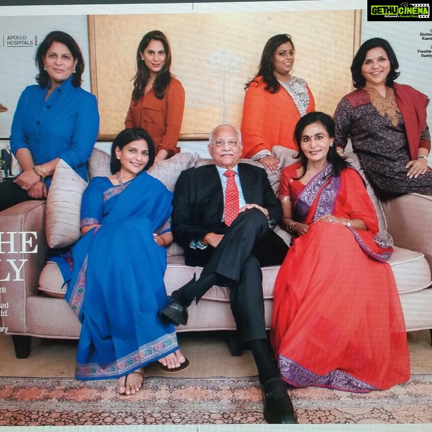 Upasana Kamineni Instagram - Thank you moms & Thatha for being an inspiration to so many women & families. The beauty of togetherness in family business is unmatched. Believe in business's that make social impact @forbes @shobanakamineni @sindoori_reddy @anushpala @theapollohospitals @apollofoundation