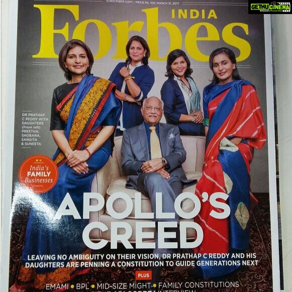 Upasana Kamineni Instagram - Thank you moms & Thatha for being an inspiration to so many women & families. The beauty of togetherness in family business is unmatched. Believe in business's that make social impact @forbes @shobanakamineni @sindoori_reddy @anushpala @theapollohospitals @apollofoundation