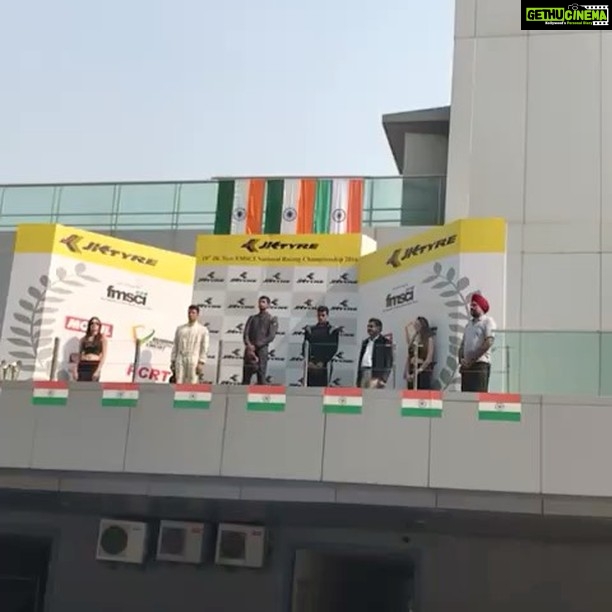 Upasana Kamineni Instagram - My cousin Anindith wins the JK tyre championship. Anindith loves cars and as a responsible citizen took his love for speed to the race track and not general roads. He endorses responsible & safe driving. #DriveSafe #ResponsibleDriving #BeSafe @anindith Budha International Racing Circuit