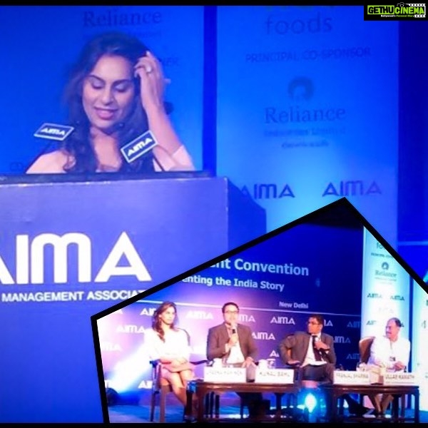Upasana Kamineni Instagram - #FlashbackFriday at the All India Management Association's meet on