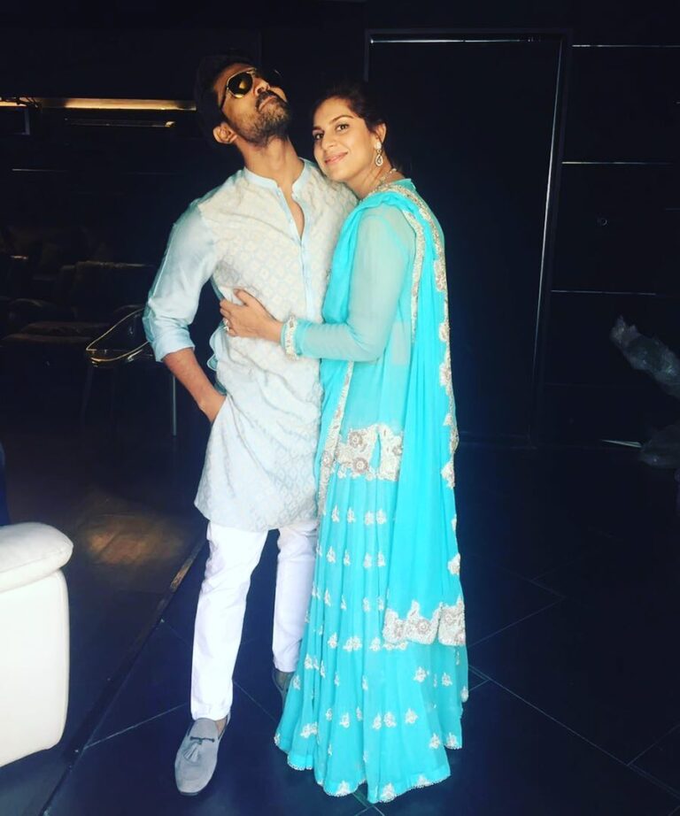 Upasana Kamineni Instagram - Crazy pic Can't pose well for the camera. #nottheregularkind. The fun side of mr. C. Color co ordinated coincidence