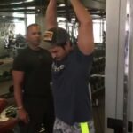 Upasana Kamineni Instagram - @ramcharan_ #ramcharan #workingout for his next film @apollolifestudio 😘👍🏻 URLife