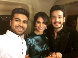 Upasana Kamineni Instagram - Backstage with the Stars of the night, a superb performance by #akhil #akhilakkineni & #ramcharan. #tammana u were super 💃🏼💃🏼💃🏼👍😊