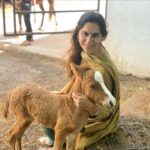 Upasana Kamineni Instagram - New ray of Happiness at the farm ❤️ 🐴 Thank u my dearest dad for taking care of all my lovelies 🤗 #happyfathersday in advance.