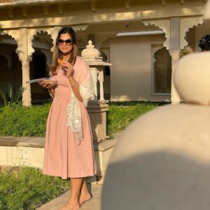 Upasana Kamineni Instagram - Me time ! Before the celebrations begin full swing Caught indulging by @kalyaan_dhev 😜😊 #nischay #kalyandevcaptures Udaipur - The City of Lakes