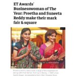 Upasana Kamineni Instagram - What better motivation to start the week ! Preetha Pedama & Suneeta Pedama win the Economic Times Business Woman of the Year Award 🥳💪🏼❤️ @preethareddy28 @theapollohospitals @the_economic_times #mondaymotivation #womanpower #strengthinfamily Apollo Hospitals