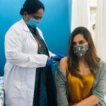 Upasana Kamineni Instagram - I really felt proud getting vaccinated. This one huge leap in the positive direction towards dealing with the trauma 2020 has caused us. I encourage our fellow frontline workers to come forward to take the vaccine. PLEASE DO NOT HESITATE, its safe ! Our government is doing a fantastic job & we as a nation must fight this pandemic together. I practically live in the hospital & now it’s my temple. Let’s stay safe and help heal our nation. JAI HIND 🇮🇳 Apollo Health City