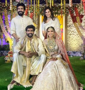 Upasana Kamineni Instagram - Congratulations Rana & Miheeka !!!!!!!! now we’ll all live happily every after 🤗🤗🤗❤️❤️❤️🥰🥰🥰🤪🤪🤪 @ranadaggubati @miheeka