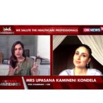 Upasana Kamineni Instagram - What’s UR contribution towards making a positive impact on ur health & society as a whole. In conversation with @kareenakapoorkhan on @cnnnews18 @apollofoundation @urlife.co.in