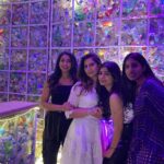 Upasana Kamineni Instagram - It’s time to think differently, use ur imagination & become Pro Planet. The Amrabad Tiger Reserve in Telangana has tonnes of plastic & trash that needs to be recycled. This is really causing huge problems to our ecological balance. It’s time for us to first stop creating waste & then learn how to use if effectively. For the #wildestdreams gala at home, @decorbydinaz aunty’s team collected plastic bottles to create an art installation for us. Reduce, Reuse , Recycle ♻️ is what’s IN now - OTT decor is a thing of the past ! Check out my clothing : t shirt made with recycled cotton @cancelledplans.club & skirt made of re cycled plastic @ilovepero . I have realised that, one can spend millions on fancy attire , but nothing will give u the same high as wearing #sustainable clothing. @tanghavri @karishmashaikhh @avigowariker @cancelledplans.club @ilovepero @makeupbyaliyabaig @wwfindia