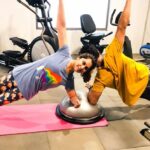 Upasana Kamineni Instagram – He’s a pro & im getting there ! 
Sunday Training with Mr C ❤️
At the mercy of @rakeshudiyar 
#pushinglimits #sunday #fitness #ramcharan 
Check out my T shirt 🥰 #pride