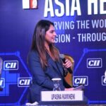 Upasana Kamineni Instagram – Moderating a session at The CII Asia Health Summit 2019 . 
Addressing the need for a holistic healthcare delivery model to cure India’s disease burden. Using AYUSH & Mental Well-being along with other clinical practices to create sustainable well-being spaces. 
My MOM my inspiration ❤️
@followcii @shobanakamineni 
@tanghavri @karishmashaikhh @massimodutti @manjarisinghofficial 
#asiahealthsummit #cii #AYUSH #healthyfood #mentalhealthmatters New Delhi