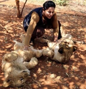 Upasana Kamineni Instagram - Now u know why Mr C married me 😉 ! On a more serious note : #Africa taught us so many lessons - respect mother nature , observe & learn from the wild , follow ur animal instincts & respect nature & animals. Mr C & I were very fortunate to witness wildlife in its wildest format - we’re scared this experience might not last for the generations ahead. Time to get our act together. Small changes make a big difference. Everything adds up. It’s time for u to figure how u can help. The picture above is a #throwback form a lion conservation / rehabilitation centre / orphanage in Africa. Don’t encourage zoo’z . let the animals be wild - it’s their right. #ramcharan @jungsaad