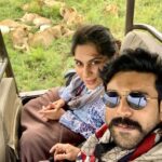 Upasana Kamineni Instagram - Untamed #africa A Truly desirable selfie ! Unreal wildlife #ramcharan @jungsaad Serengeti National Park, Tanzania