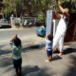 Upasana Kamineni Instagram - Tradition that lasts over Generations. Thatha & his Great Grand Sons ( 4 th generation ) praying to Surya Deva 🙏🏼 Ugadi Subhakankshalu ❤ #happyugadi #proudgrandaughter 🥰