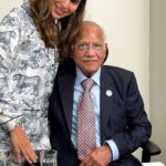 Upasana Kamineni Instagram - Happy Happy Birthday Thatha. Love u sooo much. U inspire us to bring out the best in ourselves everyday. Thank you for being my ultimate mentor. Today we launch a hygiene park with @dettol.india in Aragonda and spread ur message on community healthcare with the Adani Foundation @adanionline at Krishnapatman Port. @adani.foundation
