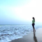 Varshini Sounderajan Instagram - Salt water heals everything. #dayoffwork #beachlove #peace Kothapatnam, India
