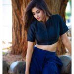 Varshini Sounderajan Instagram - When I go candid!!!! For #dhee10 tonight in @nandini5402 ur my fav gal😘. Costume n styling @nandini5402 PC @sravan_goud8981 @yelugurimagazine