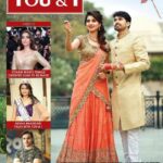 Varshini Sounderajan Instagram - With @i.abhijeeth on the cover of @youandimag Outfit: @dharanireddylabel Jewellery: @jagdambapearls Makeup: @manasamakeup Styled by: @officialanahita