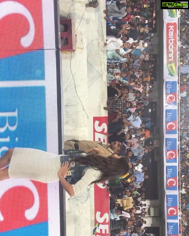 Varshini Sounderajan Instagram - So much love from the crowd...CCL