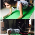 Varshini Sounderajan Instagram - Workout time!! #evenings #planks #workoutime #refreshing