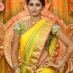 Varshini Sounderajan Instagram – #traditionalme #yellowlove 💛 #myfavcolour