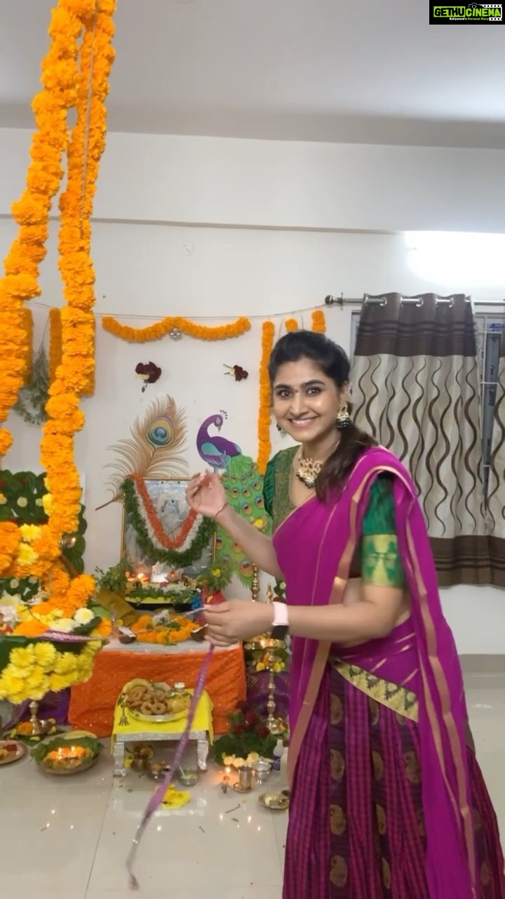 Varshini Sounderajan Instagram - Wishing you all a very happy Janmaasthami🙏