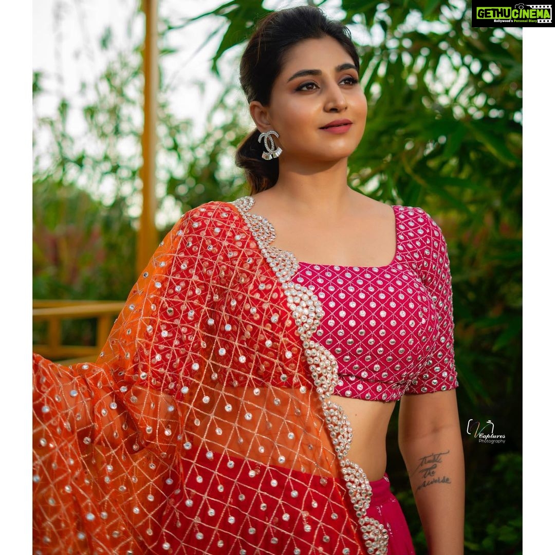 Varshini Sounderajan Instagram - . . . . Wearing @navya.marouthu Makeup @makeupartistspandana PC @v_capturesphotography